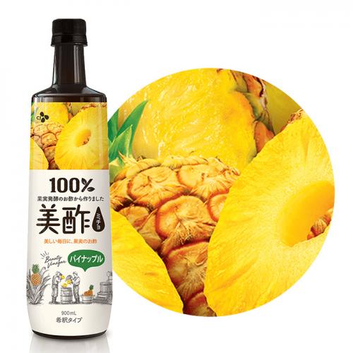 【CJ】 プティチェル美酢 ミチョ パイナップル味 900ml 健康酢 お酢ドリンク 飲む酢 おいしいお酢 美味しいお酢 美味しい酢 フルーツ酢 ミチョ 美酢 みちょ 飲む酢 健康酢 果実酢 ダイエット酢 飲み比べ 飲みやすい