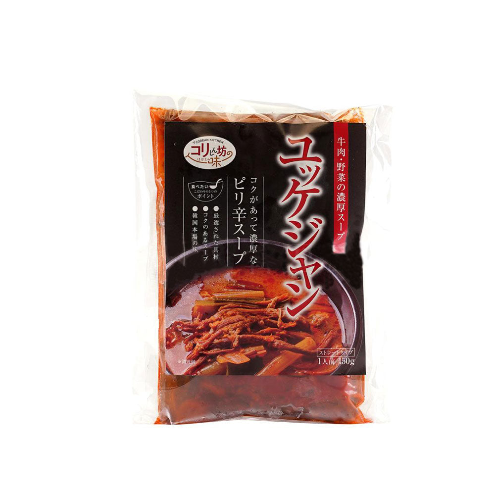 コリしん坊味 ユッケジャン 450g 韓国食品 韓国料理 冷凍食品 韓国スープ ユッケジュンミールキット お取り寄せグルメ 韓国グルメ ゆっけじゃん 육개장