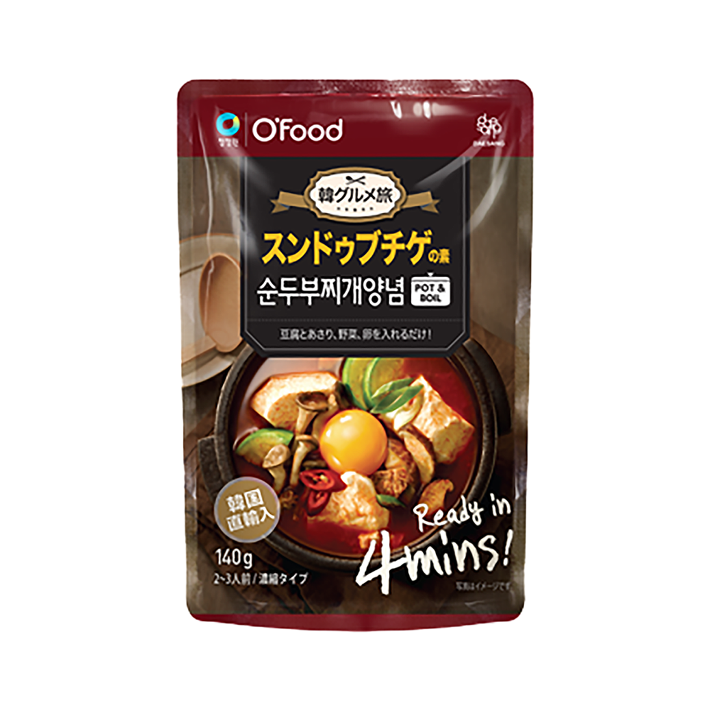 【チョンジョンウォン】 スンドゥブチゲソース 140g