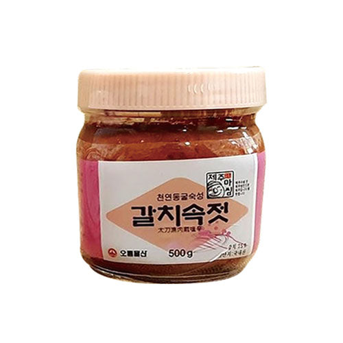 済州 太刀魚内臓塩辛 500g 瓶  済州 太刀魚塩辛 カルチ塩辛 韓国塩辛 韓国料理 韓国食材 韓国食品