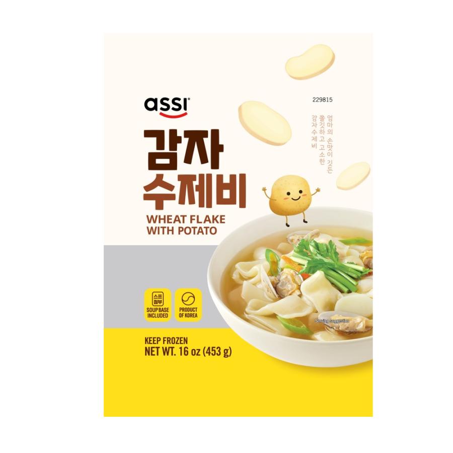 【アッシ】カムジャスジェビ (スープ付)453g じゃがいもすいとん 冷凍 【クール便対象商品】