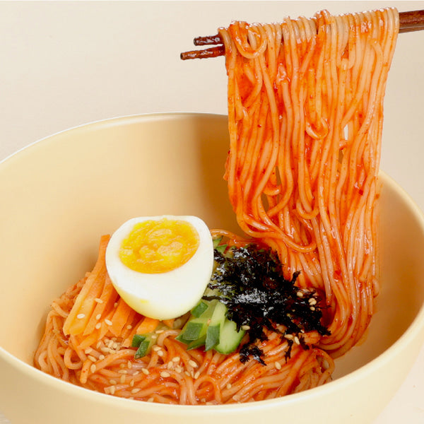 【チルガプ】麺 ビビム醤 2kg 韓国食品/ 韓国調味料 /韓国料理 /韓国麺 / ビビン麺 / 中太麺 / 2kg / 業務用 / 大容量 / コシのある麺 / モチモチ食感 / チルガプ農産 / 混ぜ麺専用