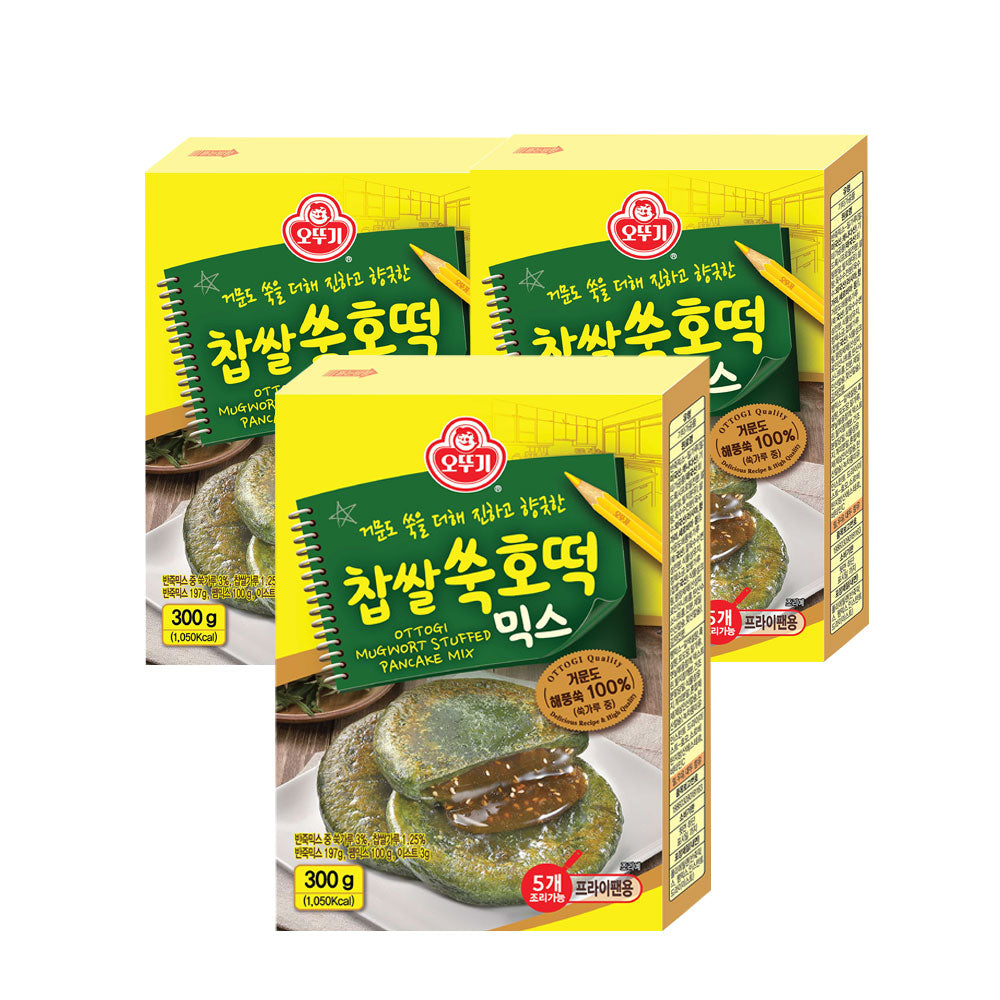 【オットギ】よもぎホットクミックス 韓国食品 ホットクミックス よもぎ ちぢみ粉 韓国食材 調味料 쑥호떡