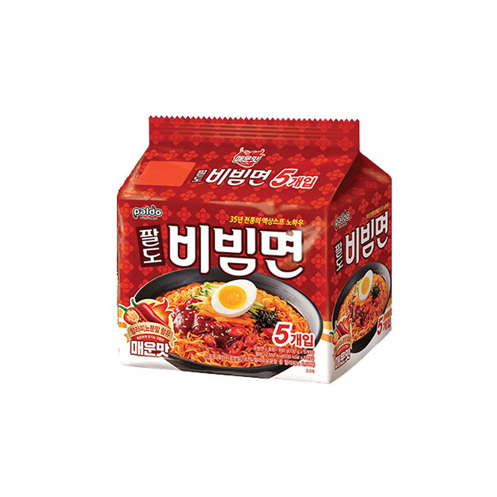 【パルド】ビビン麺 辛口 130g 韓国ラーメン 辛口 ビビン麺 赤 韓国冷麺 ピリ辛ビビン麺 混ぜ麺 韓国 夏にぴったり麺 パルドビビン麺 韓国インスタント麺 甘辛コチュジャン 韓国ピリ辛グルメ 冷やし混ぜ麺 辛い韓国ラーメン