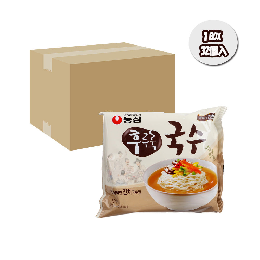 【農心】フルル ククス素麺 92g 韓国食品 韓国人気らーめん 米ヌードル グッス クッス そめん そうめん