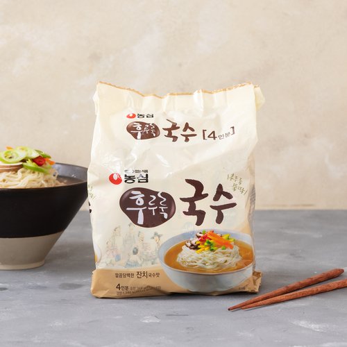 【農心】フルル ククス素麺 92g 韓国食品 韓国人気らーめん 米ヌードル グッス クッス そめん そうめん