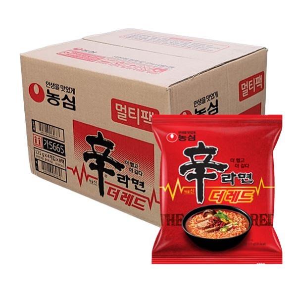 【農心】辛ラーメン ザレッド(The Red)125g 韓国食品 韓国らーめん 辛らーめん 激辛 インスタント らーめん