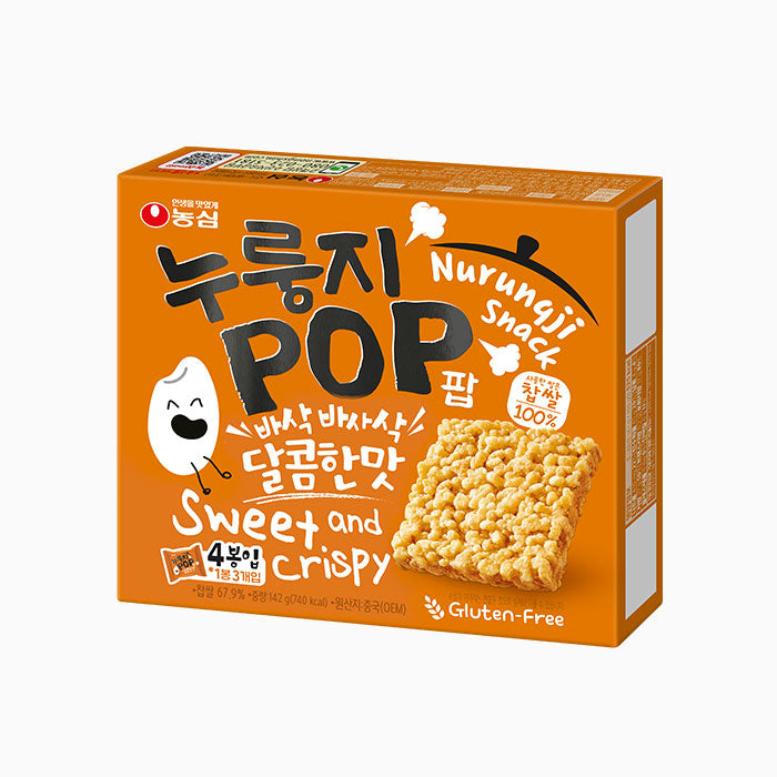 農心】ヌルンジ POPスナック 142g 韓国食品 ヌルンジスナック 甘くて