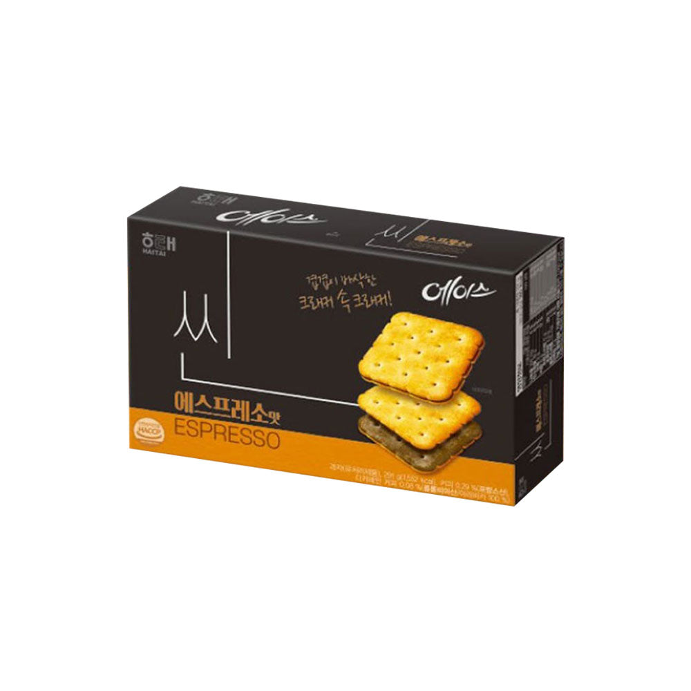 【ヘテ】エイス シン クッキー エスプレッソ味 145g Thin Cookie Espresso コーヒー味おやつ 美味しい 韓国おやつ お菓子 コーヒークリーム
