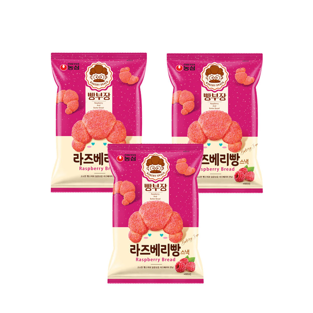 農心 パン部長のラズベリーパン 55g 韓国食品 韓国お菓子 スナック ラズベリー やみつき