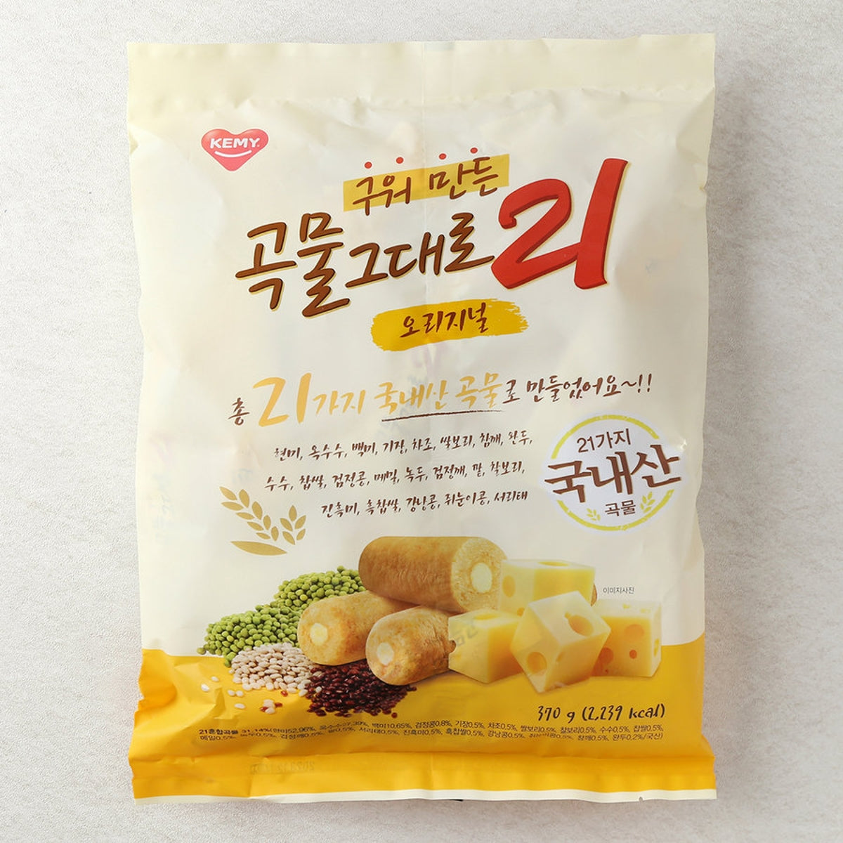 賞味期限25/12/18迄 焼きたて 穀物そのまま21 クリスピーロール菓子  150g オリジナル