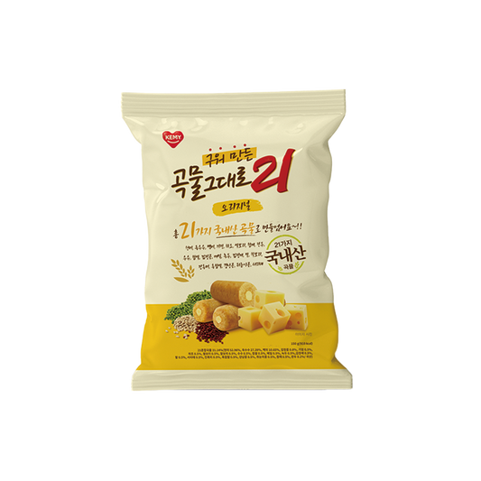 賞味期限25/12/18迄 焼きたて 穀物そのまま21 クリスピーロール菓子  150g オリジナル