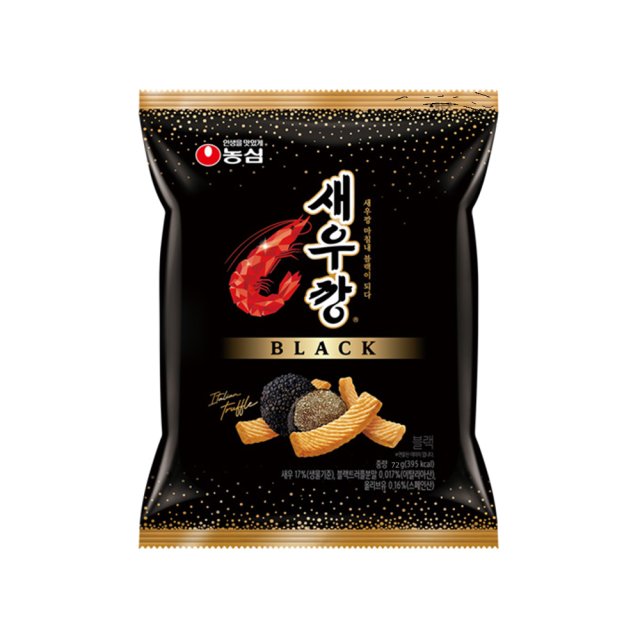 農心 セウカン BLACK(えびせん)72g 韓国食品 韓国お菓子 お菓子 スナック えびせん