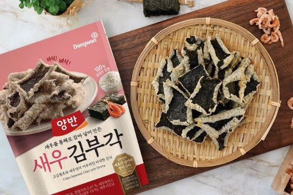 ヤンバン えびのり天 50g (キムブガク) のり天/韓国海苔/韓国食品/韓国お菓子/韓国伝統ブガク/東遠/ヤンバン/ブガク/キムブガク/両班/dongwon