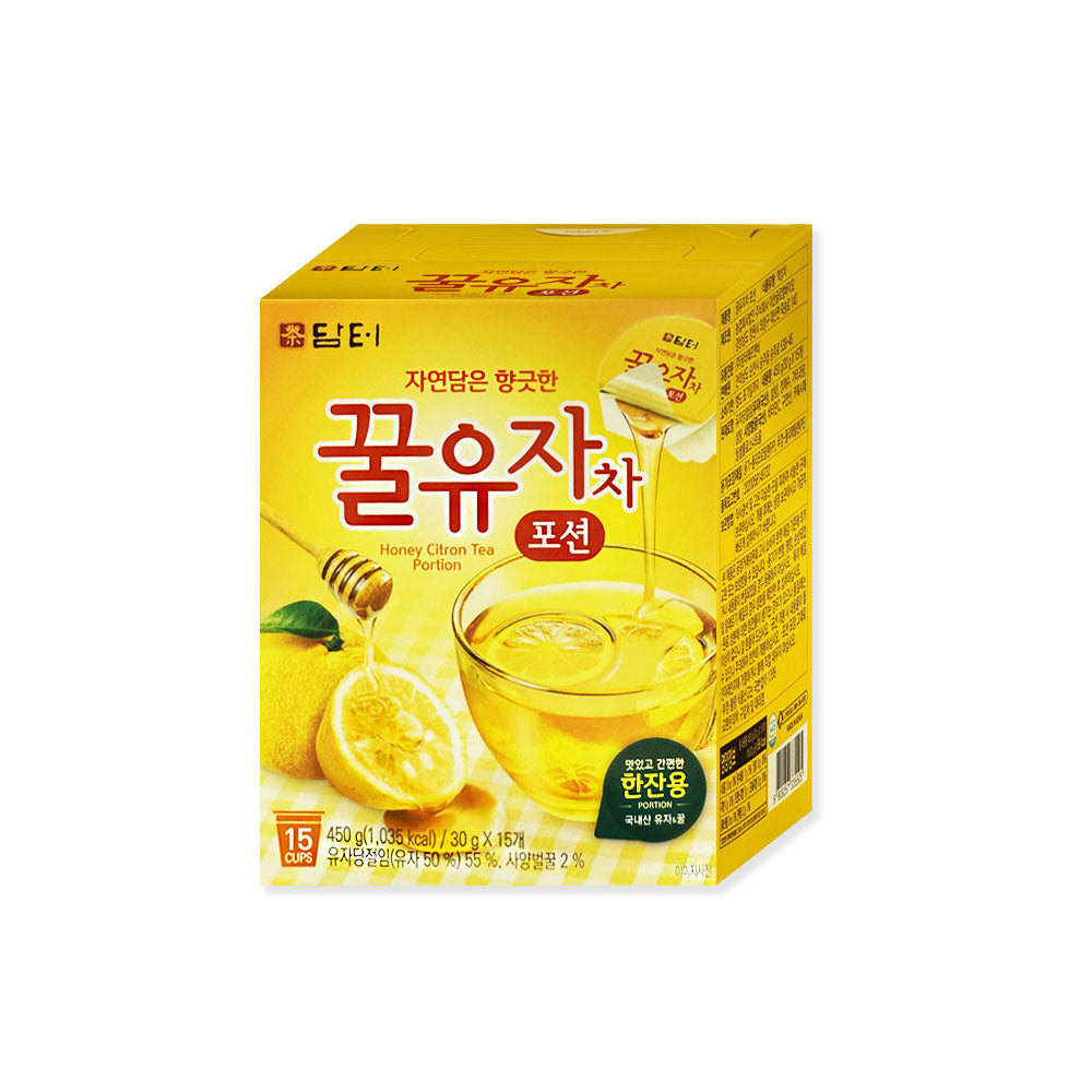 【ダムト】蜂蜜液体ゆず茶ポーション450g 韓国食品 韓国食品 韓国食材 韓国 韓国飲み物 韓国飲料 韓国飲み料 韓国ジュース 韓国ドリンク 韓国ソフトドリンク 韓国お土産 柚子茶 韓国伝統茶 はちみつ柚子 ポーションタイプ お湯で簡単 美容ドリンク ビタミンC 韓国お土産 健康茶 リラックス飲料