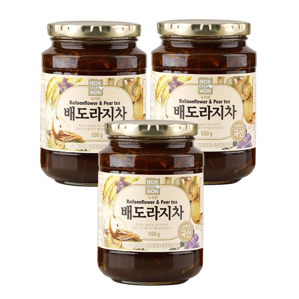 緑茶園 梨ドラジ茶(梨桔梗茶)瓶 550g 韓国食品 飲料 桔梗茶 韓国茶 韓国伝統茶 健康茶 緑茶園 梨桔梗茶 梨と桔梗のティー のどにやさしいお茶 粉末タイプ 自然素材のお茶 風邪予防 ドリンク