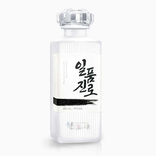 眞露 米25℃ 一品眞露瓶   375ml   プレミアム蒸留酒 焼酎 眞露 韓国食品 JINRO 真露 ジンロ