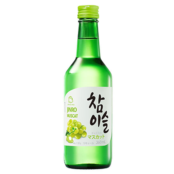 【JINRO】チャミスル マスカット 13度 360ml