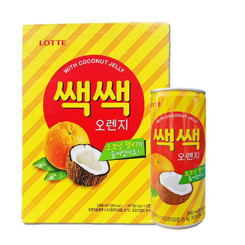 【ロッテ】セクセク オレンジジュース240ml★リニューアル★