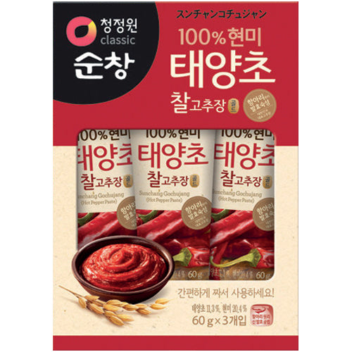 【スンチャン】チューブコチュジャン(60g×3個)