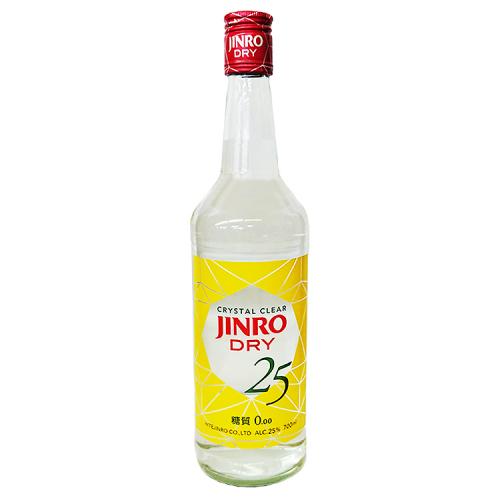 【JINRO】ジンロドライ 25度 700ml★パッケージリニューアル★