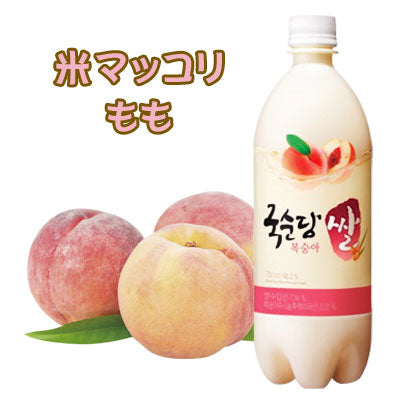 【クッスンダン】桃味 マッコリ 3度 750ml