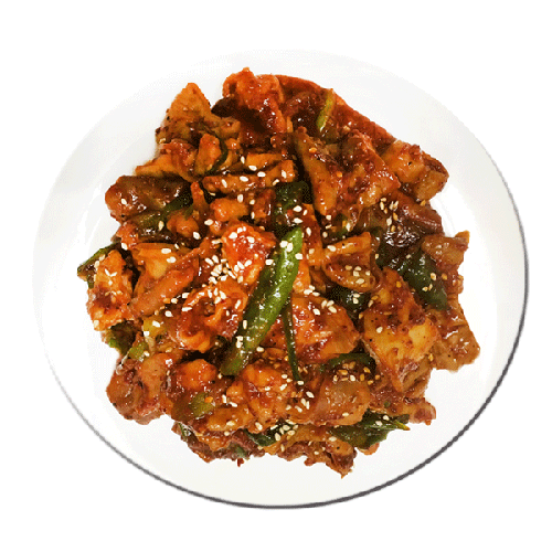 【自家製】屋台ポチャ BBQ・味付・豚ホルモン 1kg 〔クール便対象商品〕