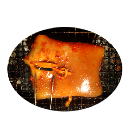 【自家製】屋台ポチャ BBQ・味付・豚皮 1kg〔クール便対象商品〕