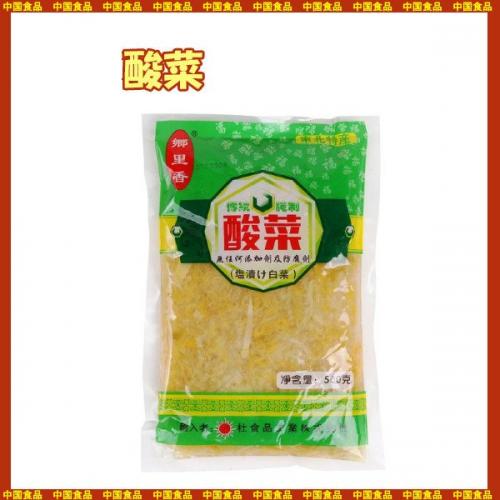 【中国食品】酸菜 500g〔クール便対象商品〕