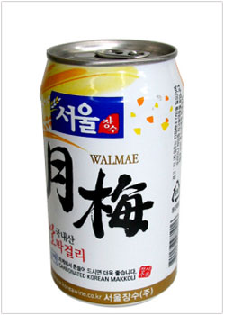 ソウル 月梅マッコリ(缶) 6度 350ml