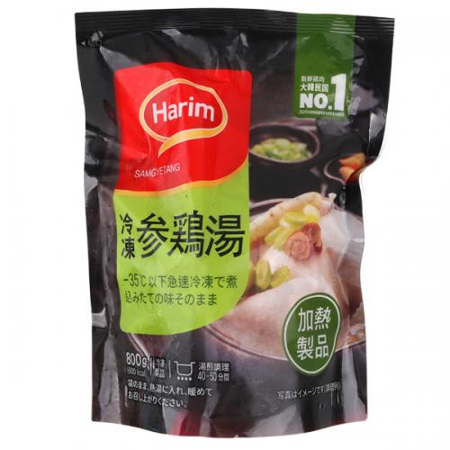【夏林】ハリム冷凍参鶏湯 800g「クール便対象商品」