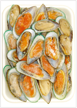 【冷凍海鮮物】 ムール貝1kg〔クール便対象商品〕