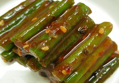 【自家製】 茎ニンニク漬け500g 「クール便対象品」