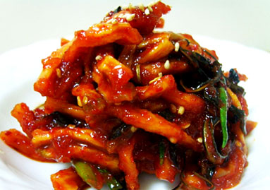 【自家製】 大根の切り和え500g 「クール便対象品」