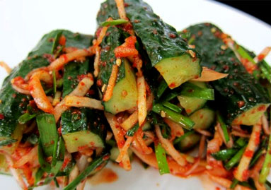 【自家製】 キュウリキムチ 「クール便対象品」