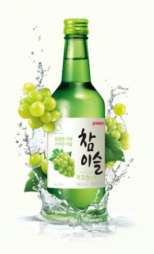 【JINRO】チャミスル マスカット 13度 360ml