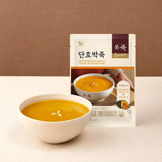 【ボン粥】かぼちゃ粥　200ｇ 韓国食品 韓国伝統粥  かぼちゃ粥  やさしい甘さ  なめらかな食感  レトルト粥  簡単調理  軽食・栄養食