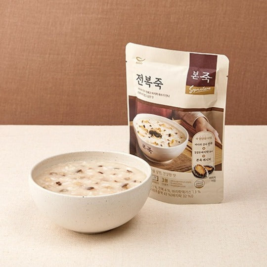 【ボン粥】あわび粥　200ｇ 韓国食品 韓国伝統粥  あわび粥  高級食材使用  旨みたっぷり  なめらかな食感  レトルト粥  簡単調理  栄養食・滋養食