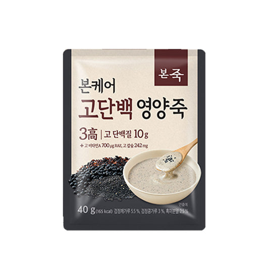 【ボン粥】ボンケア 高たんぱく栄養粥 40g 韓国食品 高たんぱく  栄養粥  韓国粥  粉末タイプ  簡単調理  個包装  健康サポート  介護食・栄養補助