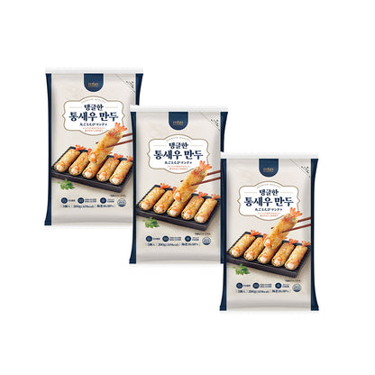 【韓国直輸入】 M&N　丸ごとえび餃子 200g 韓国食品 冷凍餃子 簡単調理 レンジ対応 韓国食品 お弁当・夕食・おつまみ えびマンドゥ えびマンドウ