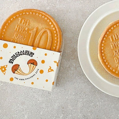 【花井堂】１０ウォンパン（モッツアレラチーズ）120g　10ウォンパン 10円パン 韓国スイーツ sungbukdang カステラ 韓国 焼き菓子 チーズ 伸びるチーズ   カスタードクリーム 可愛い 10ウォン型パン