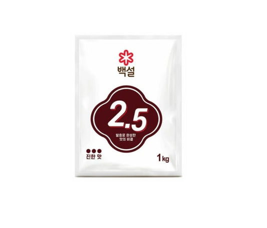 CJ　白雪　2.5調味料　１ｋｇ　　発酵調味料  自然熟成のうま味  韓国料理用調味料  コクと深み  業務用調味料  スープ・煮物・炒め物に  うま味調味料