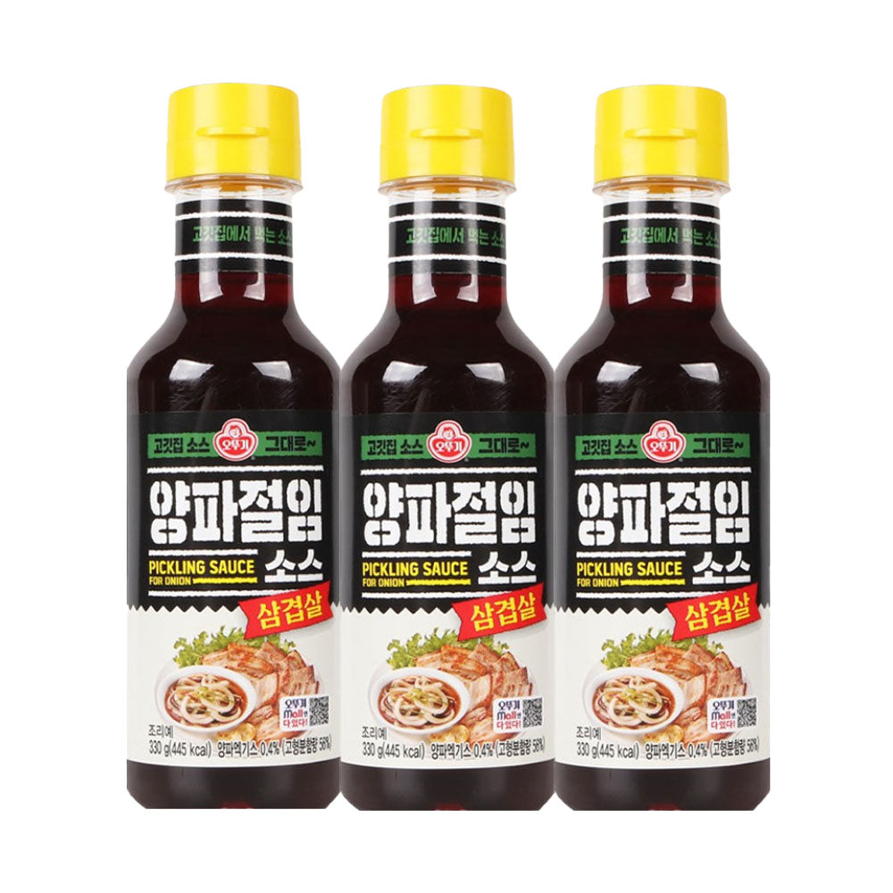 【オットギ】 サムギョプサル オニオン ソース 330g 　玉ねぎソース　オットギ サムギョプサルソース オニオンソース 玉ねぎソース ヤンパジョリムソース 韓国焼肉ソース 韓国調味料 焼肉用たれ さっぱりソース 醤油ベースソース 玉ねぎ漬けソース 韓国グルメ おうち焼肉 サムギョプサル用 簡単調理 時短料理 業務用調味料 韓国食品 韓国人気ソース