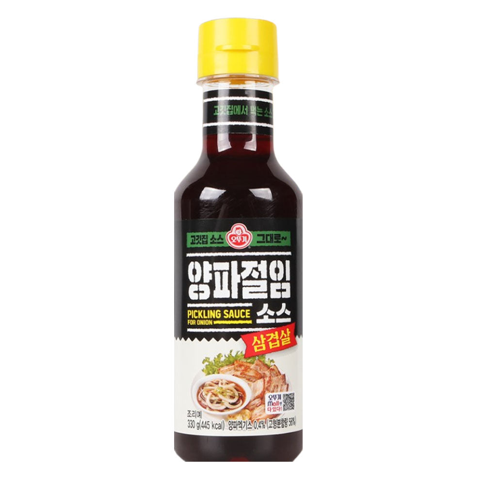 【オットギ】 サムギョプサル オニオン ソース 330g 　玉ねぎソース　オットギ サムギョプサルソース オニオンソース 玉ねぎソース ヤンパジョリムソース 韓国焼肉ソース 韓国調味料 焼肉用たれ さっぱりソース 醤油ベースソース 玉ねぎ漬けソース 韓国グルメ おうち焼肉 サムギョプサル用 簡単調理 時短料理 業務用調味料 韓国食品 韓国人気ソース