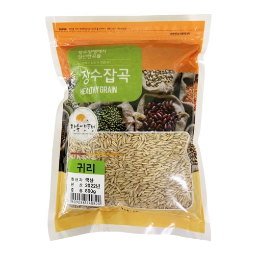 [長寿]　オーツ麦（オート麦） 800g 　韓国産　韓国食品 えん麦 ダイエット麦ごはん　燕麦 韓国雑穀　オートミール