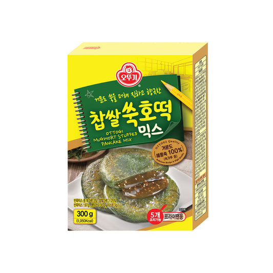 【オットギ】よもぎホットクミックス　　韓国食品 ホットクミックス よもぎ ちぢみ粉 韓国食材 調味料 쑥호떡