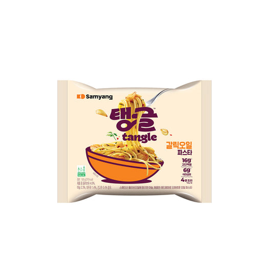 【三養】テングル　ガーリックオイルパスタ　韓国ラーメン インスタントラーメン 袋ラーメン 辛いラーメン  韓国食品 韓国料理 パスタ