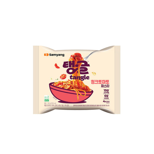 【三養】テングル　チョンクトマトパスタ　韓国ラーメン インスタントラーメン 袋ラーメン 辛いラーメン  韓国食品 韓国料理 パスタ 청크토마토파스타