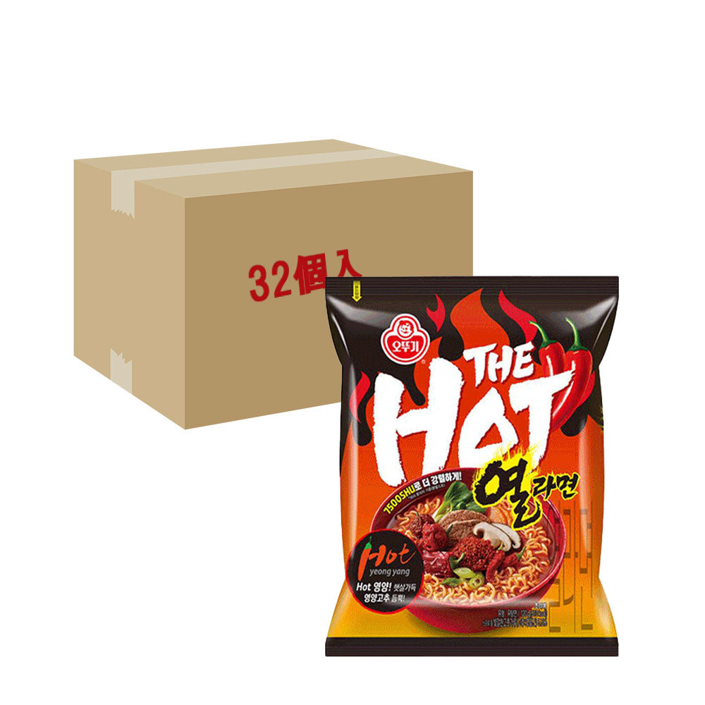 【オットギ】The HOT熱ラーメン 120g　韓国ラーメン　THE HOT 　熱らーめん　デホットヨルラーメン  辛いラーメン  激辛ラーメン  インスタントラーメン  120g  韓国ラーメン  辛ラーメン  激辛好き