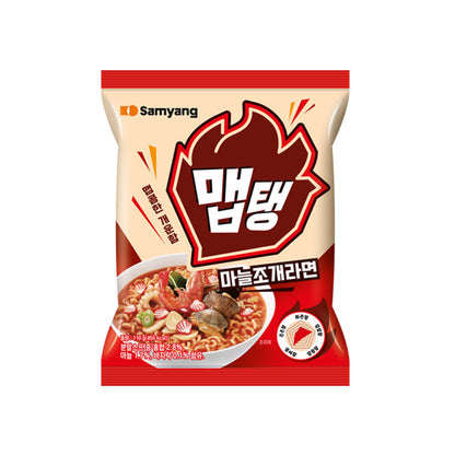 【三養】メプテン(にんにく貝類味)110g　サムヤンラーメン  マップテン（ピリ辛）  ガーリック風味  貝だしスープ  即席麺  韓国ラーメン